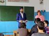 Руководитель отдела просвещения при Муфтияте РД по району Юсуф Курбанов посетил в с.Касумкент СОШ №2 